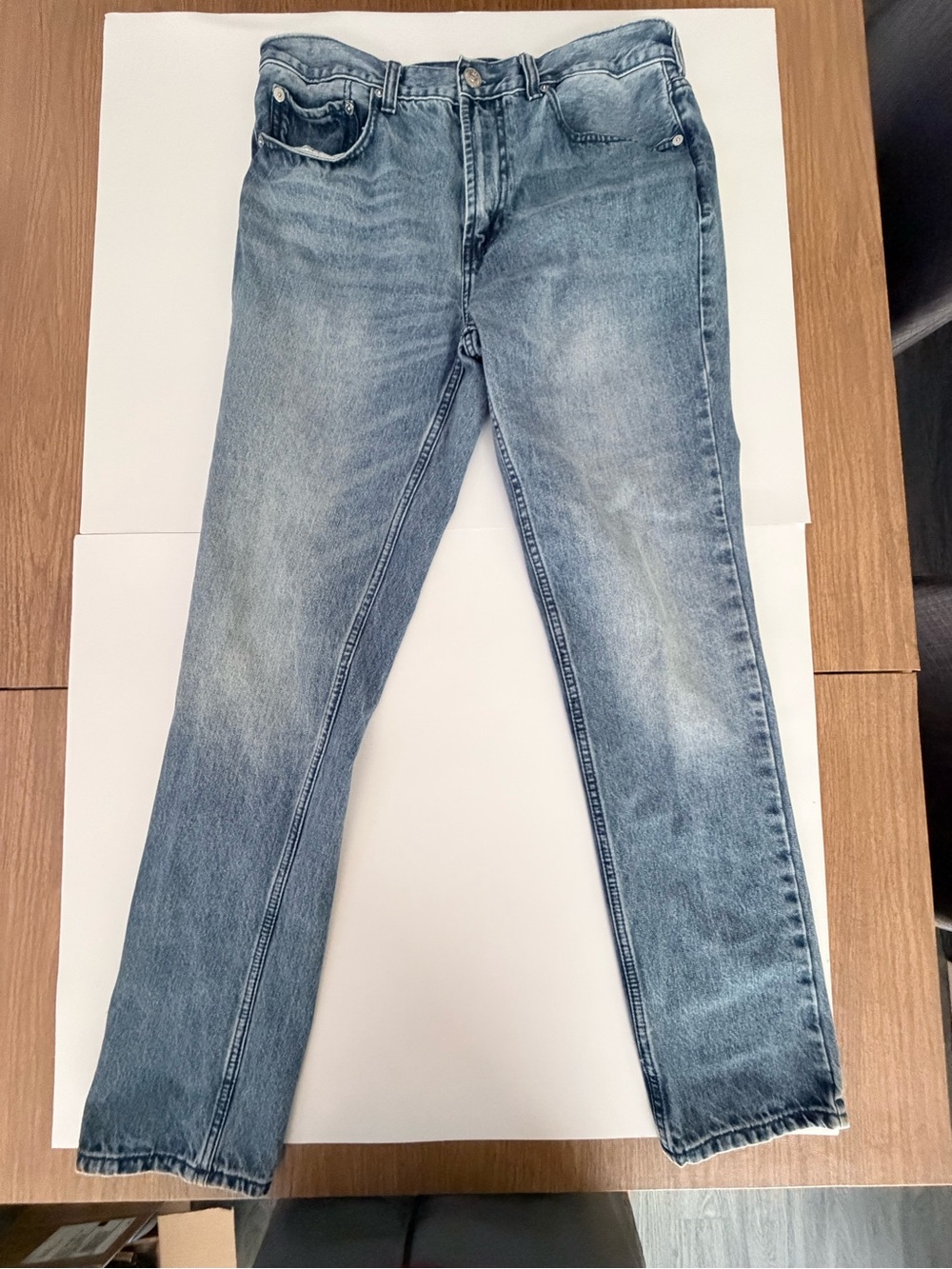 PacSun Slim Men's Jeans in Light Blue Wash